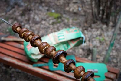 Close-up of rusty metal