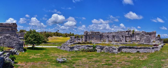 Old ruins against sky