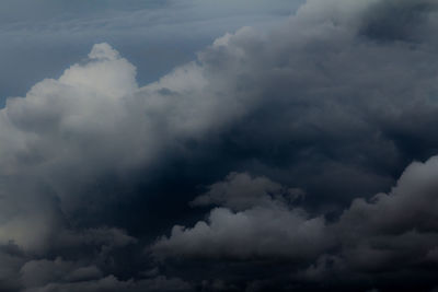 Low angle view of clouds in sky