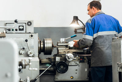 Man working in factory