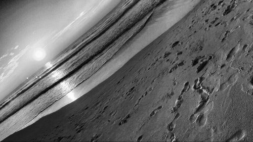 Scenic view of beach