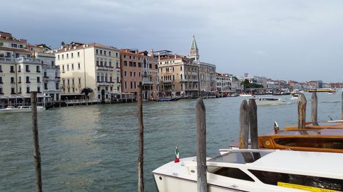 View of buildings at waterfront