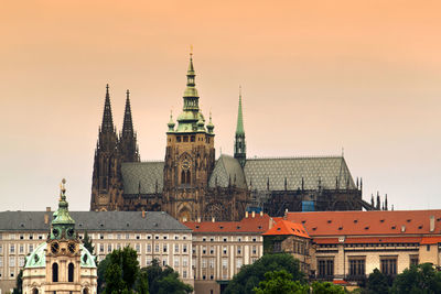 Cathedral in prague, czech republic