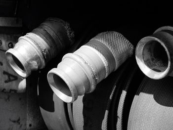 Close-up of objects on the wall