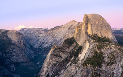 Dramatic sunset from glacier point