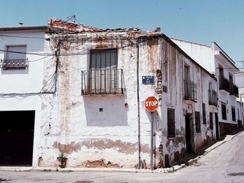 View of old building against sky