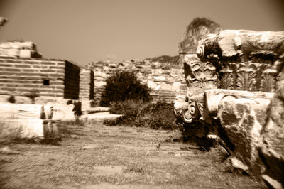 Old ruin building