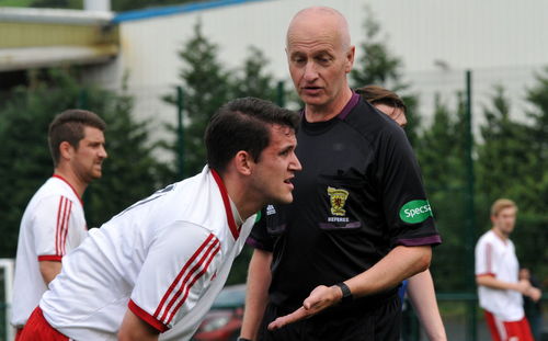 Young couple standing outdoors