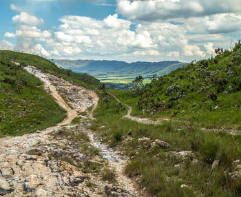 Scenic view of landscape against sky