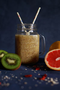 Close-up of drink on table