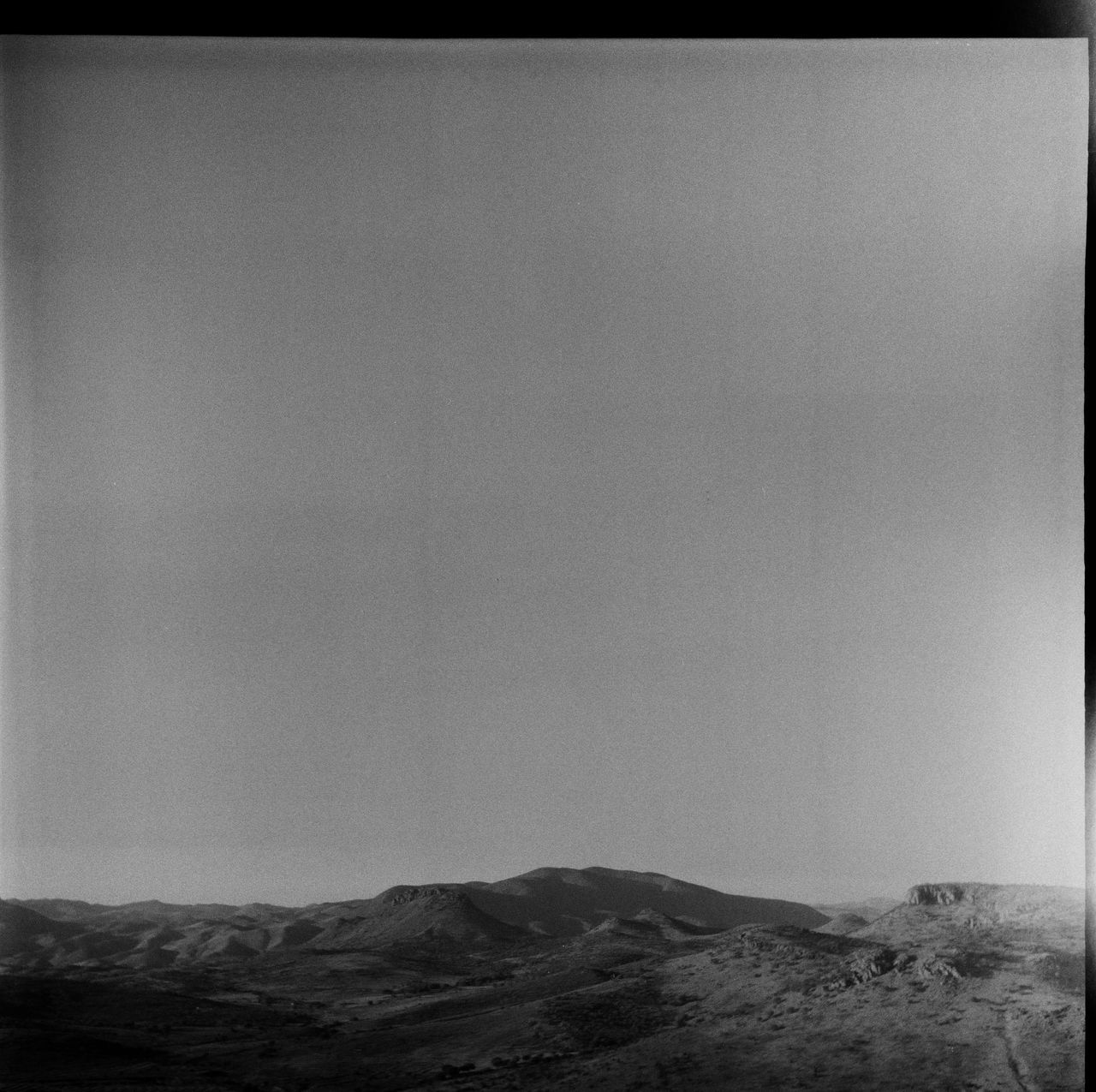 SCENIC VIEW OF ARID LANDSCAPE AGAINST SKY