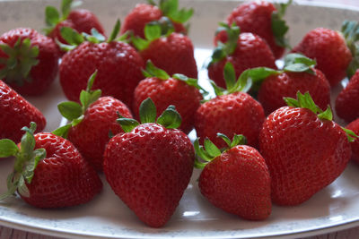 Close-up of strawberries