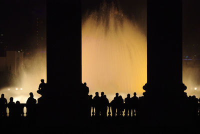 Magic fountain of montjuïc - show in barcelona