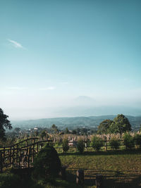 High angle view of townscape against sky
