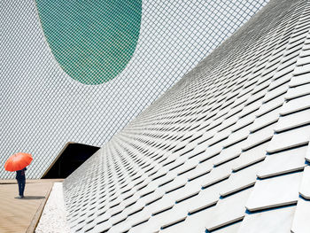 Low angle view of modern building