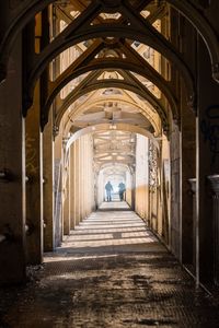 Man in corridor