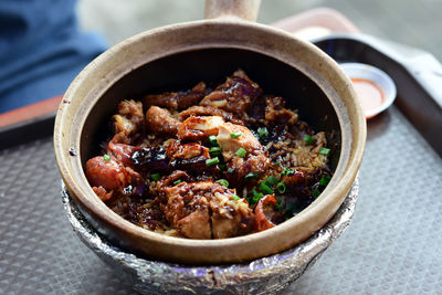 Close-up of bowl