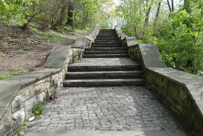 Staircase leading to tunnel
