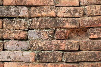 Full frame shot of brick wall