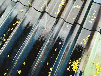 Full frame shot of wet bench