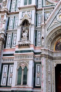 Low angle view of ornate building