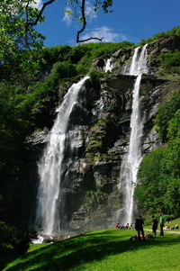 View of waterfall