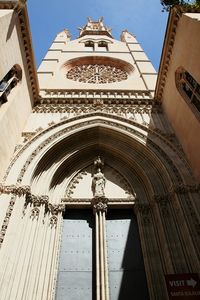 Low angle view of statue