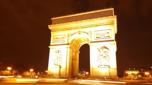 Monument at night