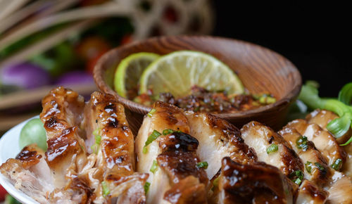 Close-up of food