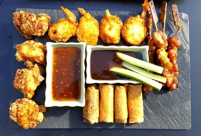 Close-up of vegetables in plate