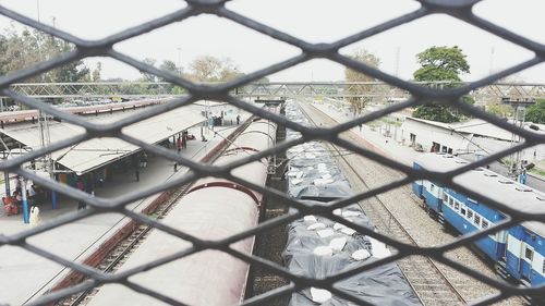 View of chainlink fence