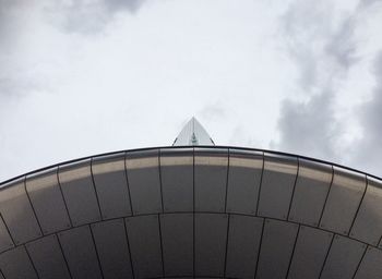 Low angle view of cloudy sky