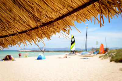 View of calm beach