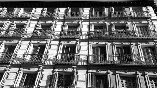 Low angle view of building in city