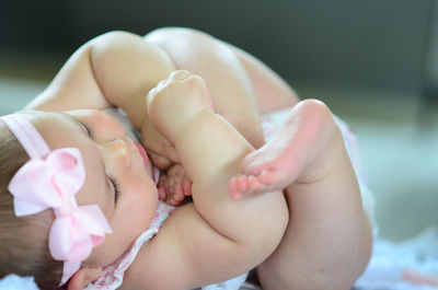 Close-up of baby