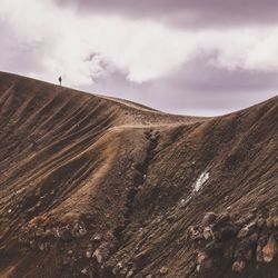 Scenic view of mountain against sky