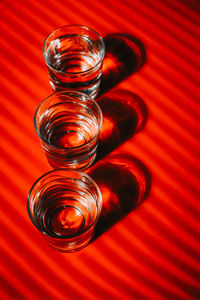 Close-up of glass on table