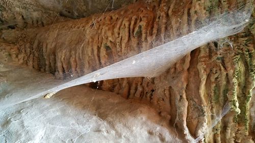 Close-up of rock formation