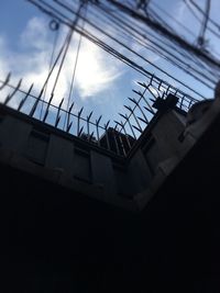 Low angle view of building against sky