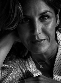 Close-up portrait of a teenage girl