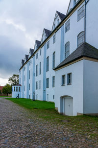 Low angle view of building against sky