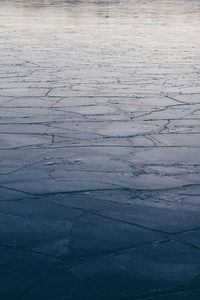 Full frame shot of snow covered landscape