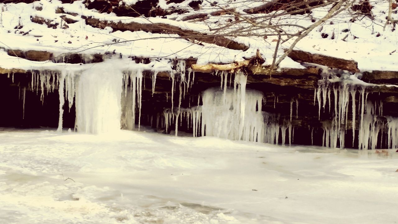 snow, winter, cold temperature, season, frozen, weather, built structure, ice, architecture, covering, building exterior, white color, icicle, nature, day, outdoors, no people, house, covered, white