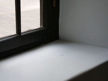 Open window of house