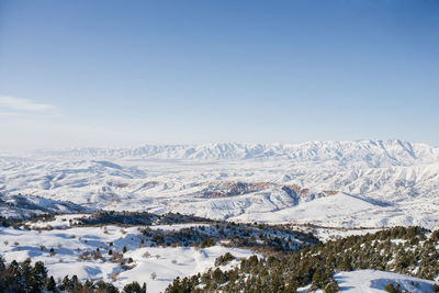 Location of the tian shan mountains, uzbekistan, central asia. incredible beauty 