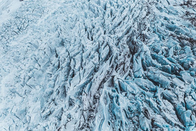 Full frame shot of snow covered landscape