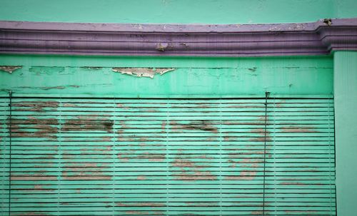 Weathered window blinds