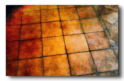 Full frame shot of tiled floor