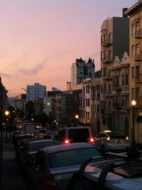 City street at night