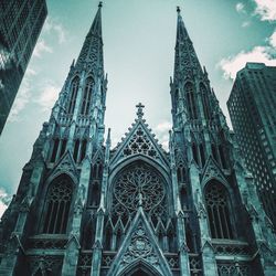 Low angle view of cathedral